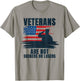 Veterans Are Not Suckers Or Losers T-Shirt - T-Shirt | Sand