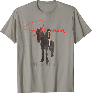 Official Shania Twain Queen of Me Horseback Grey T-Shirt - T-Shirt | Sand