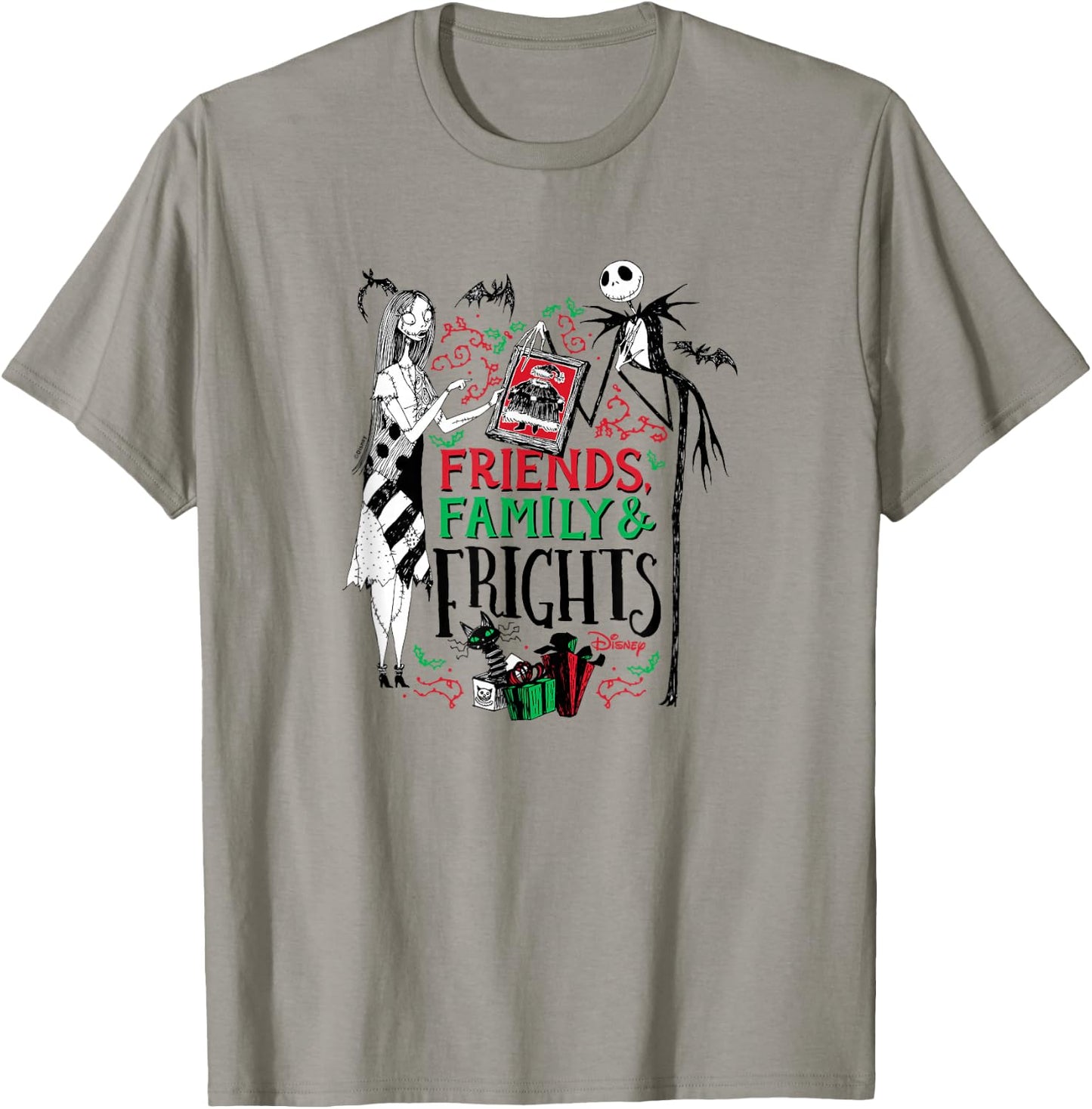 The Nightmare Before Christmas - Jack Sally Family Frights T-Shirt - T-Shirt | Sand