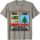 First Educate Then Celebrate Christmas Teacher Winter Break T-Shirt - T-Shirt | Sand