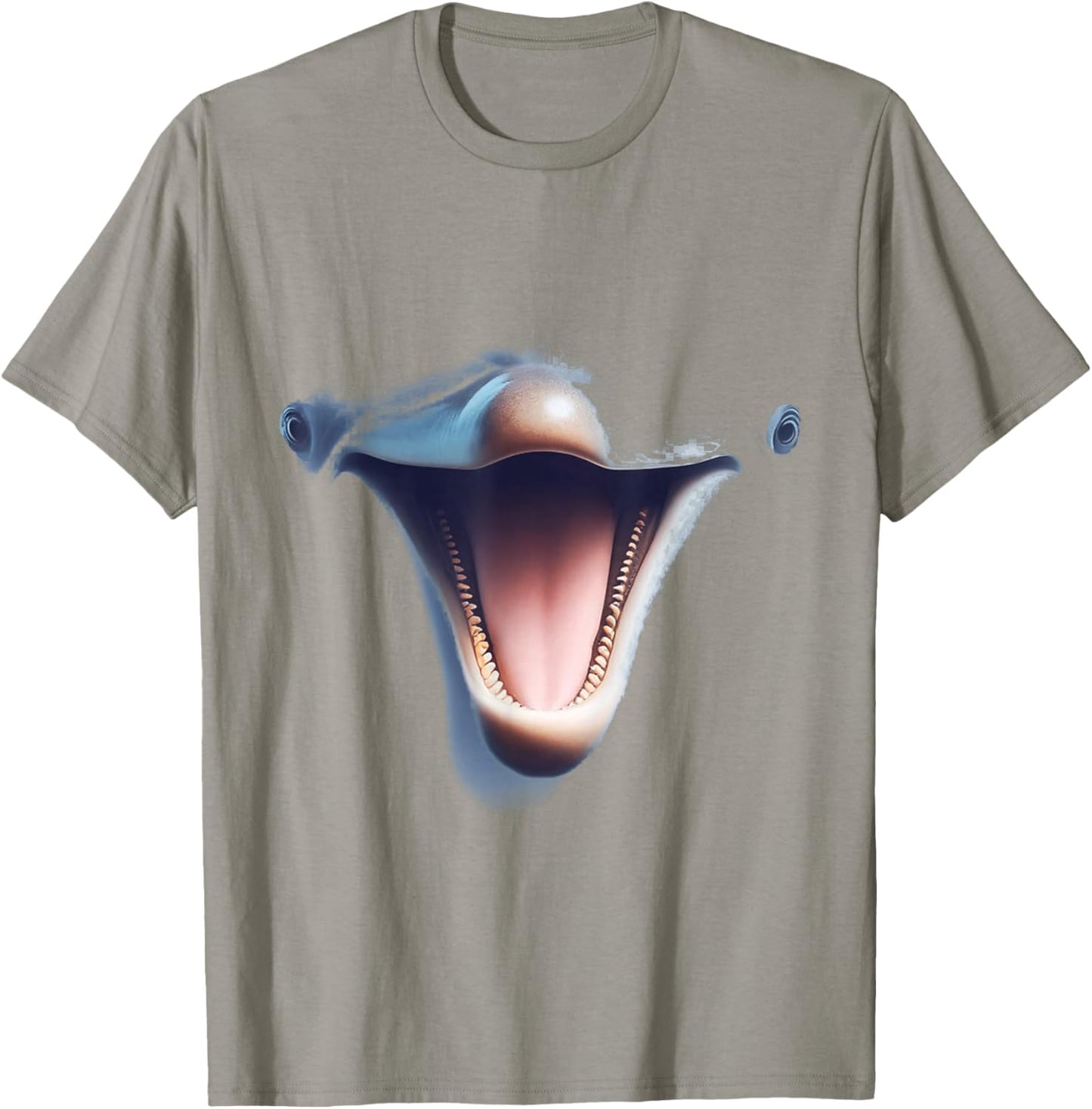 Dolphin Face, Fun Spirit Dolphins Costume T-Shirt - T-Shirt | Sand