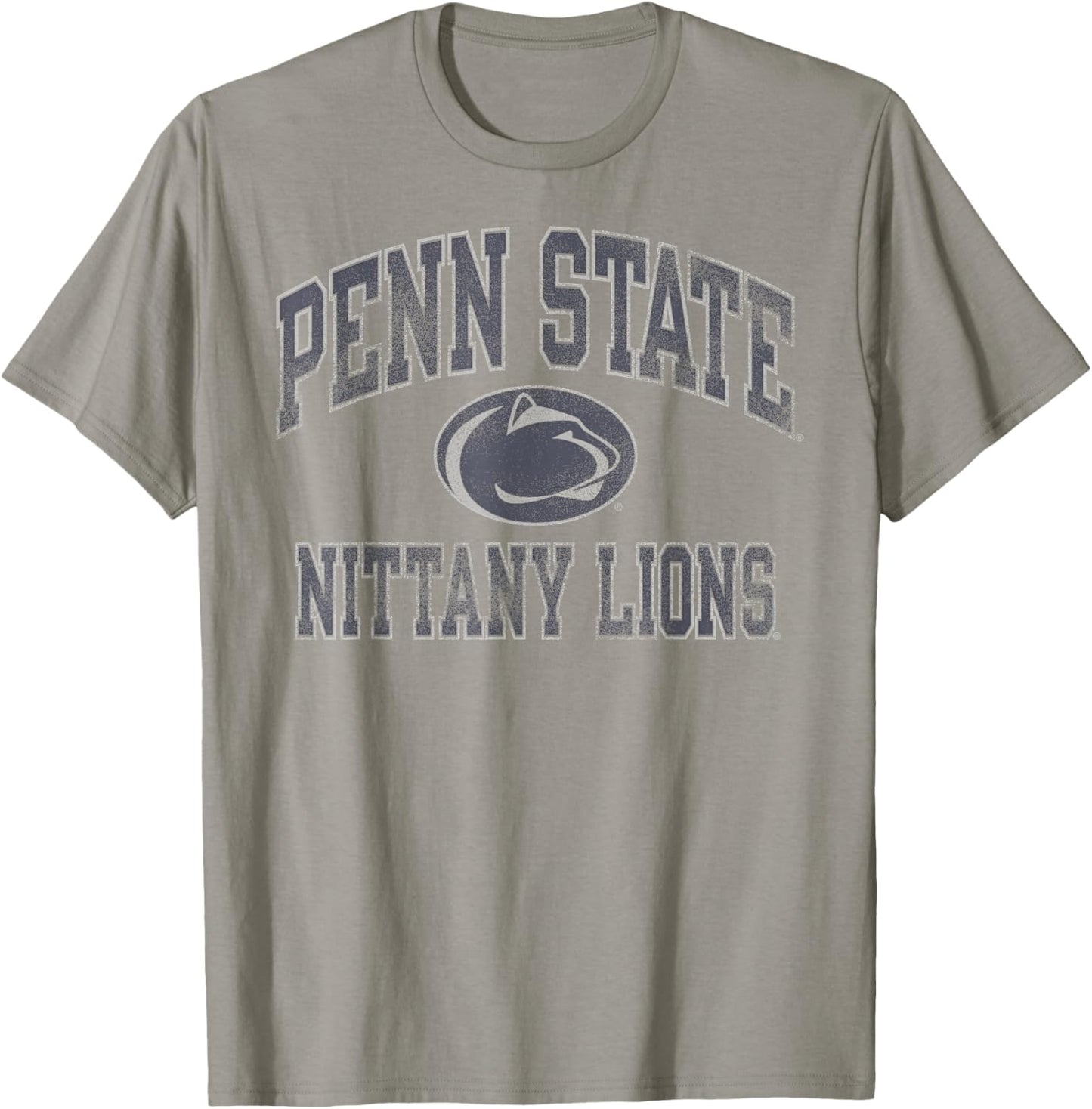 Penn State Nittany Lions Vintage Worn Gray T-Shirt - T-Shirt | Sand