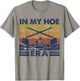 In My Hoe Era Vintage Hoeing Ain't Easy Gardening Lover T-Shirt - T-Shirt | Sand