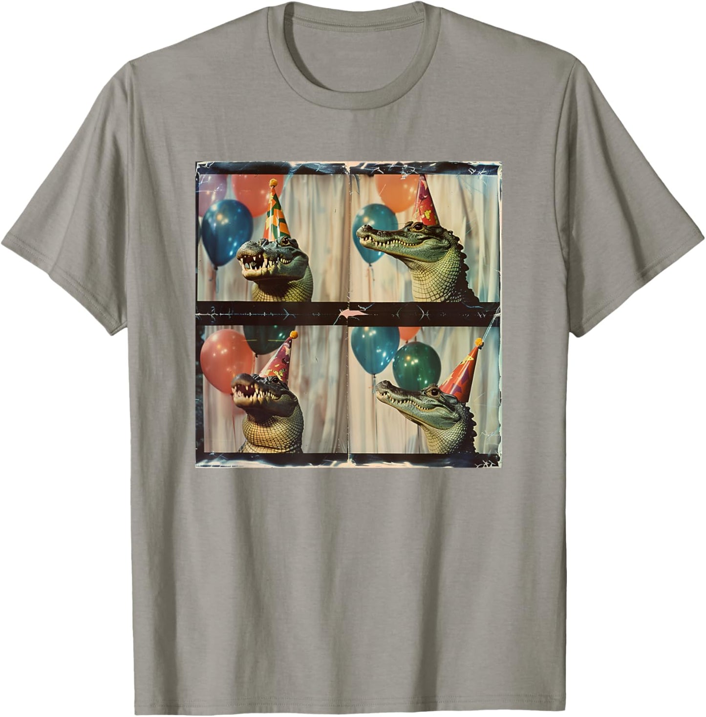 Funny Crocodile Face Alligator Croc Florida Gator Birthday T-Shirt - T-Shirt | Sand