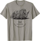 Himalayan Yak Tibet Vintage Animal Print Birthday Women Men T-Shirt - T-Shirt | Sand