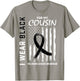 Skin Cancer Cousin Melanoma Cancer Awareness Flag Products T-Shirt - T-Shirt | Sand