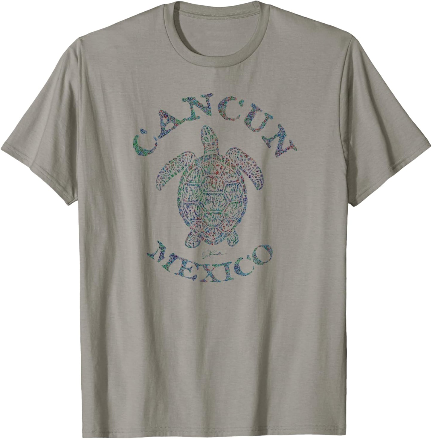 JCombs: Cancun, Mexico, Sea Turtle T-Shirt - T-Shirt | Sand