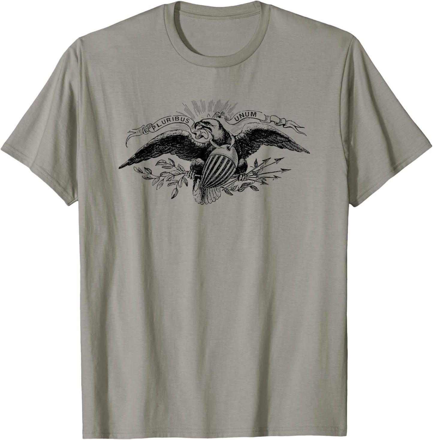 Vintage American Eagle "E Pluribus Unum" T-Shirt - T-Shirt | Sand