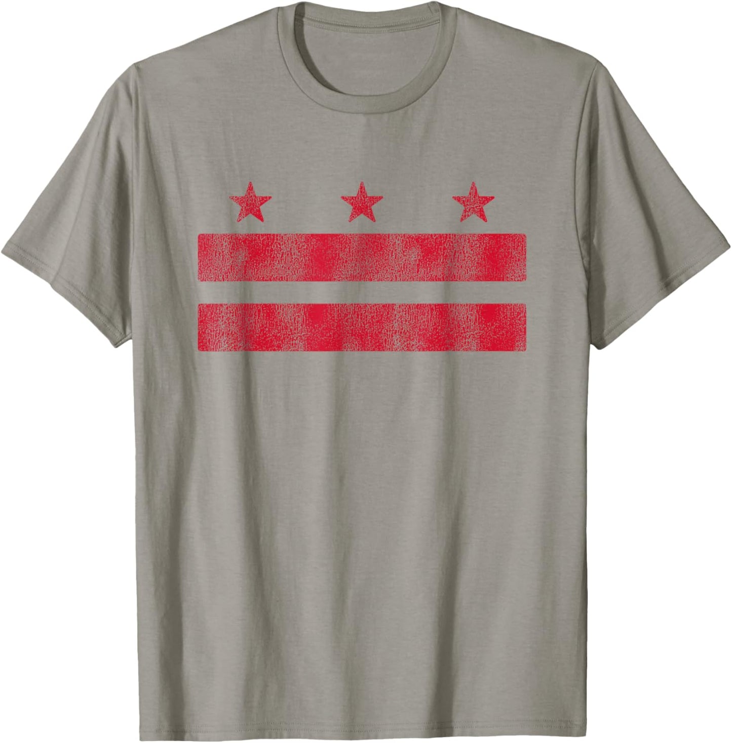Retro Washington DC Flag District of Columbia Souvenir T-Shirt - T-Shirt | Sand