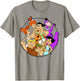 The Flintstones Group Shot Circle T-Shirt - T-Shirt | Sand