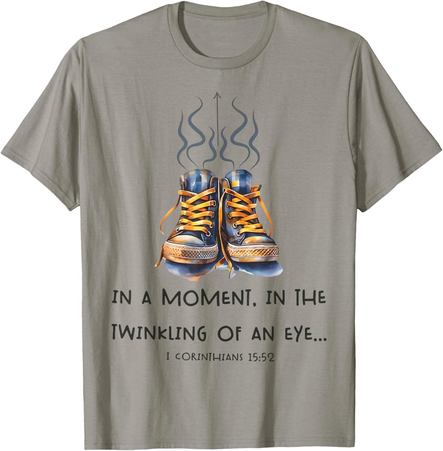 In a Moment, In the Twinkling of an Eye I Christian T-Shirt - T-Shirt | Sand