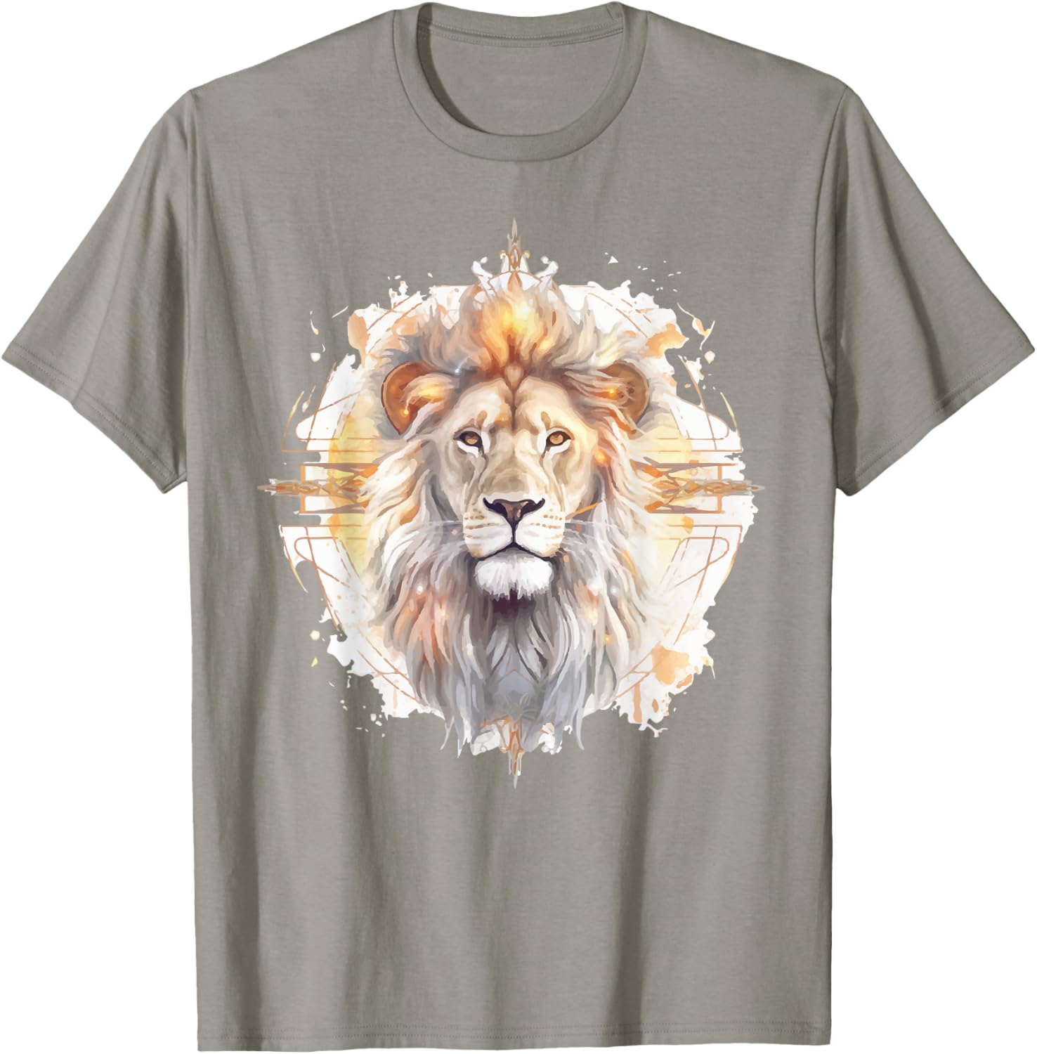 Lion of Judah Shirt Men Fathers Day Christian Religious Dad T-Shirt - T-Shirt | Sand