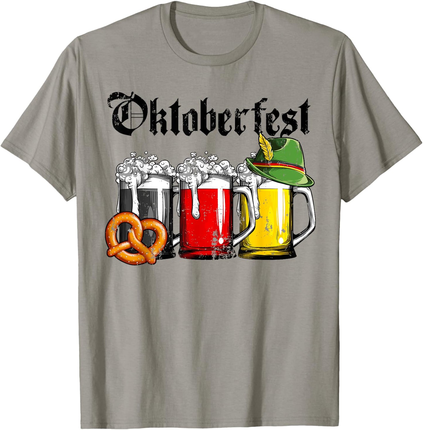 Oktoberfest Beer German Flag Clothing Men Women Drinking Mug T-Shirt - T-Shirt | Sand