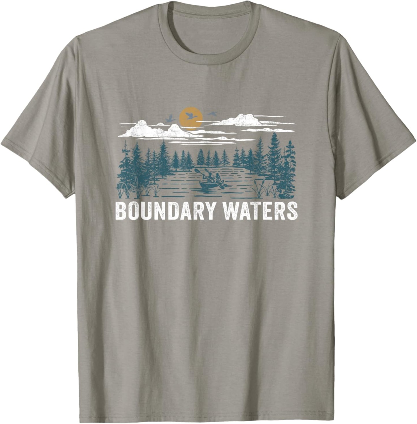 Boundary Waters Wilderness Minnesota T-Shirt - T-Shirt | Sand
