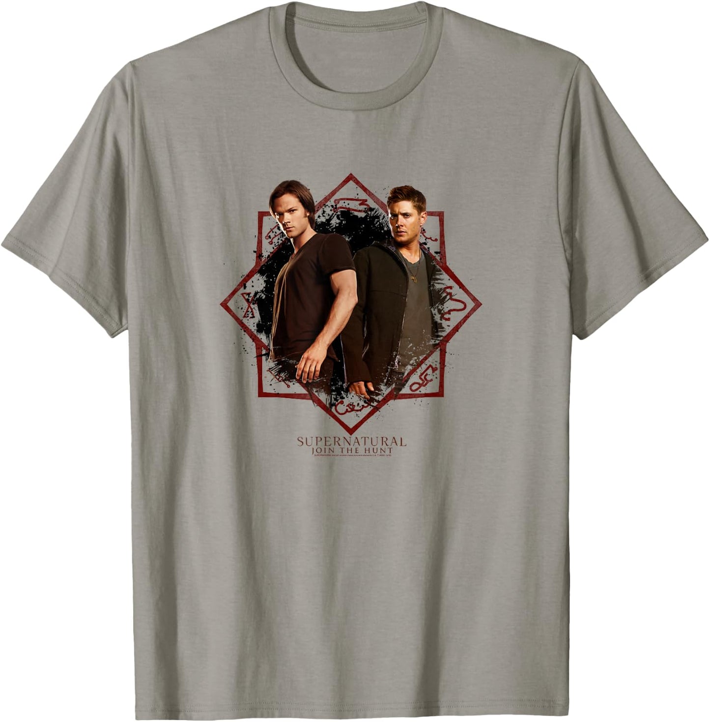 Supernatural Sam & Dean Join The Hunt Portrait T-Shirt - T-Shirt | Sand