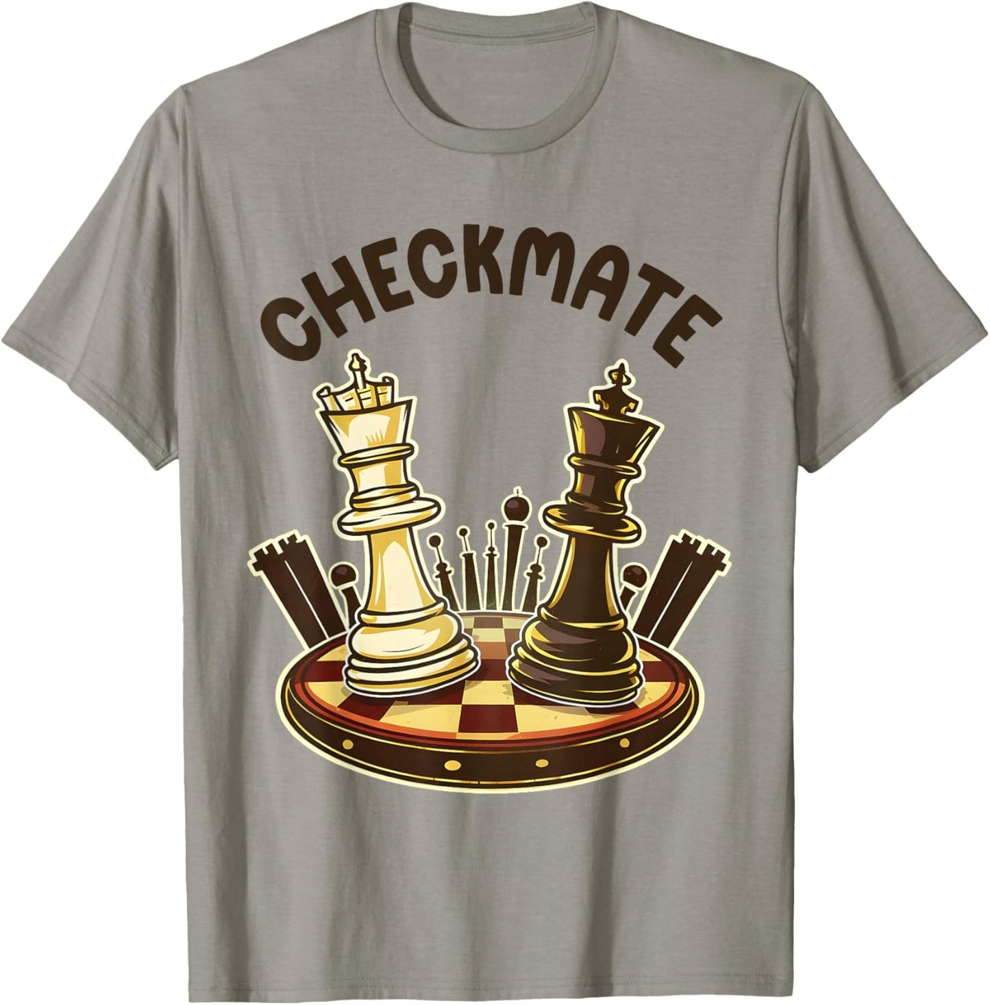Checkmate Grand Master Chess Player Retro Chess Birthday Men T-Shirt - T-Shirt | Sand