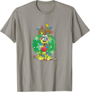 Garfield Odie Wrapped In Christmas Lights T-Shirt - T-Shirt | Sand