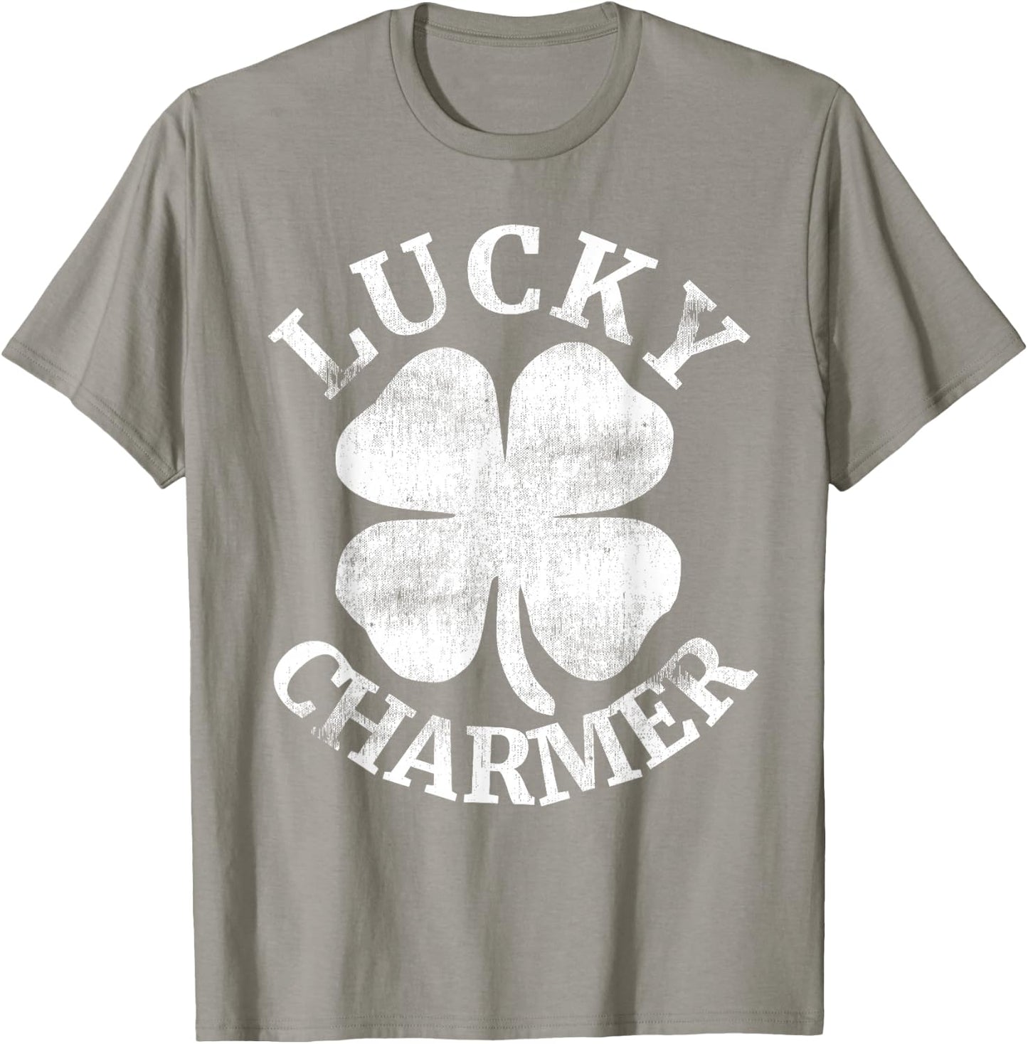 LUCKY CHARMER Funny St. Patrick's Day Boys Kids Girl T-Shirt - T-Shirt | Sand