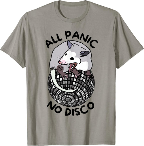 Opossum All Panic No Disco Funny Screaming Street Trash Cat
