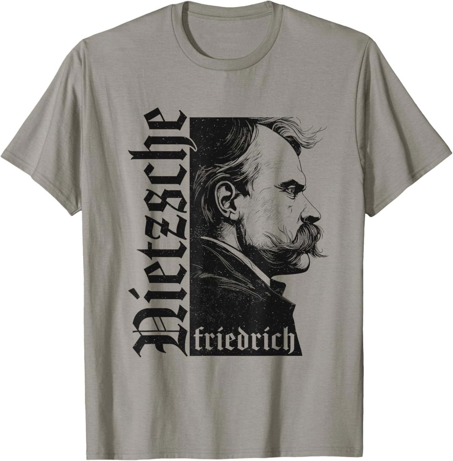 Philosopher Friedrich Nietzsche Ethics Morality Philosophy T-Shirt - T-Shirt | Sand