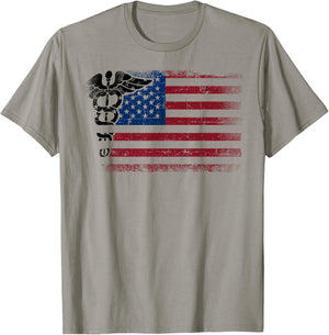 CNA Nurse Certified Nursing Assistant American Flag Cna Kids Men T-Shirt - T-Shirt | Sand