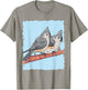 Cute Tufted Titmice Gift Titmouse Lovers T-Shirt - T-Shirt | Sand