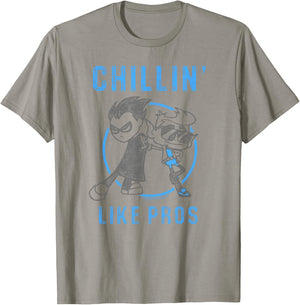 Teen Titans Go Beast Boy & Robin Like Pros T-Shirt - T-Shirt | Sand