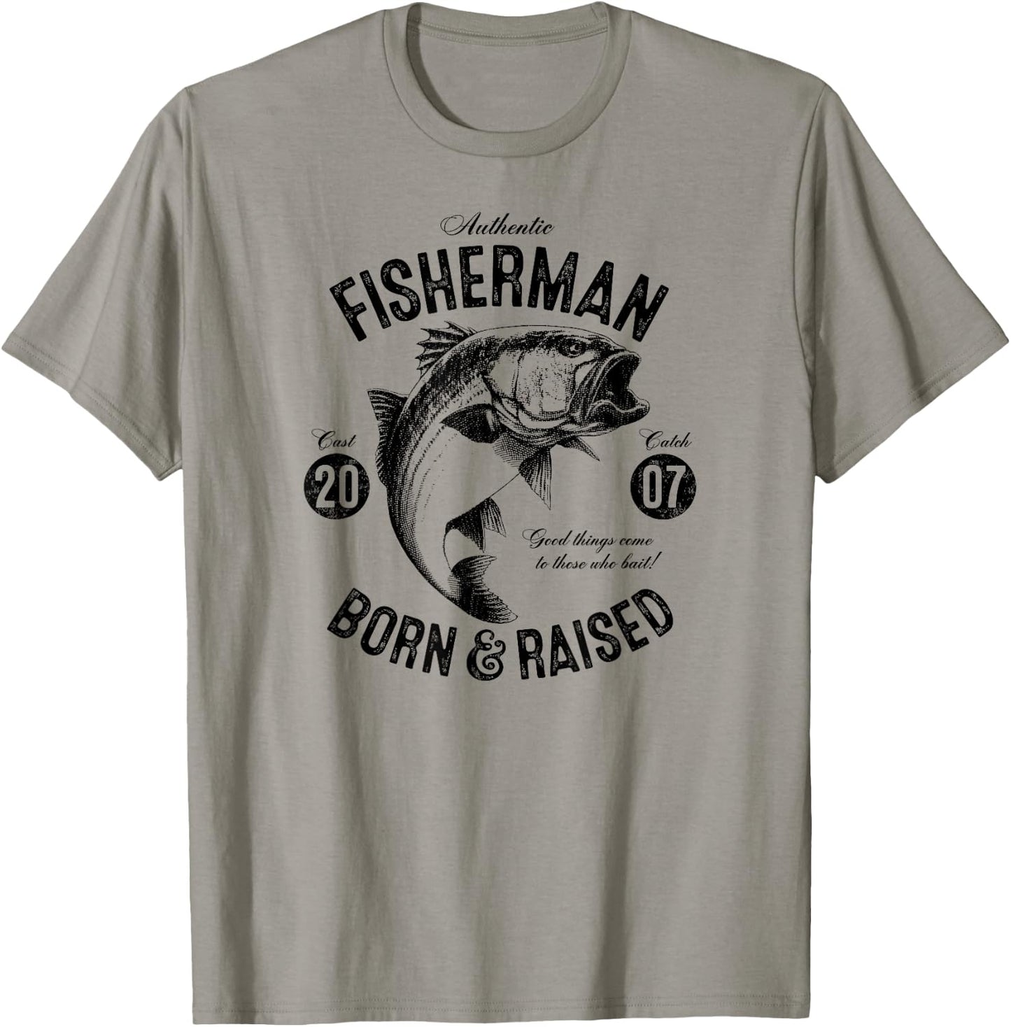 18 Year Old Fisherman: Fishing 2007 18th Birthday T-Shirt - T-Shirt | Sand