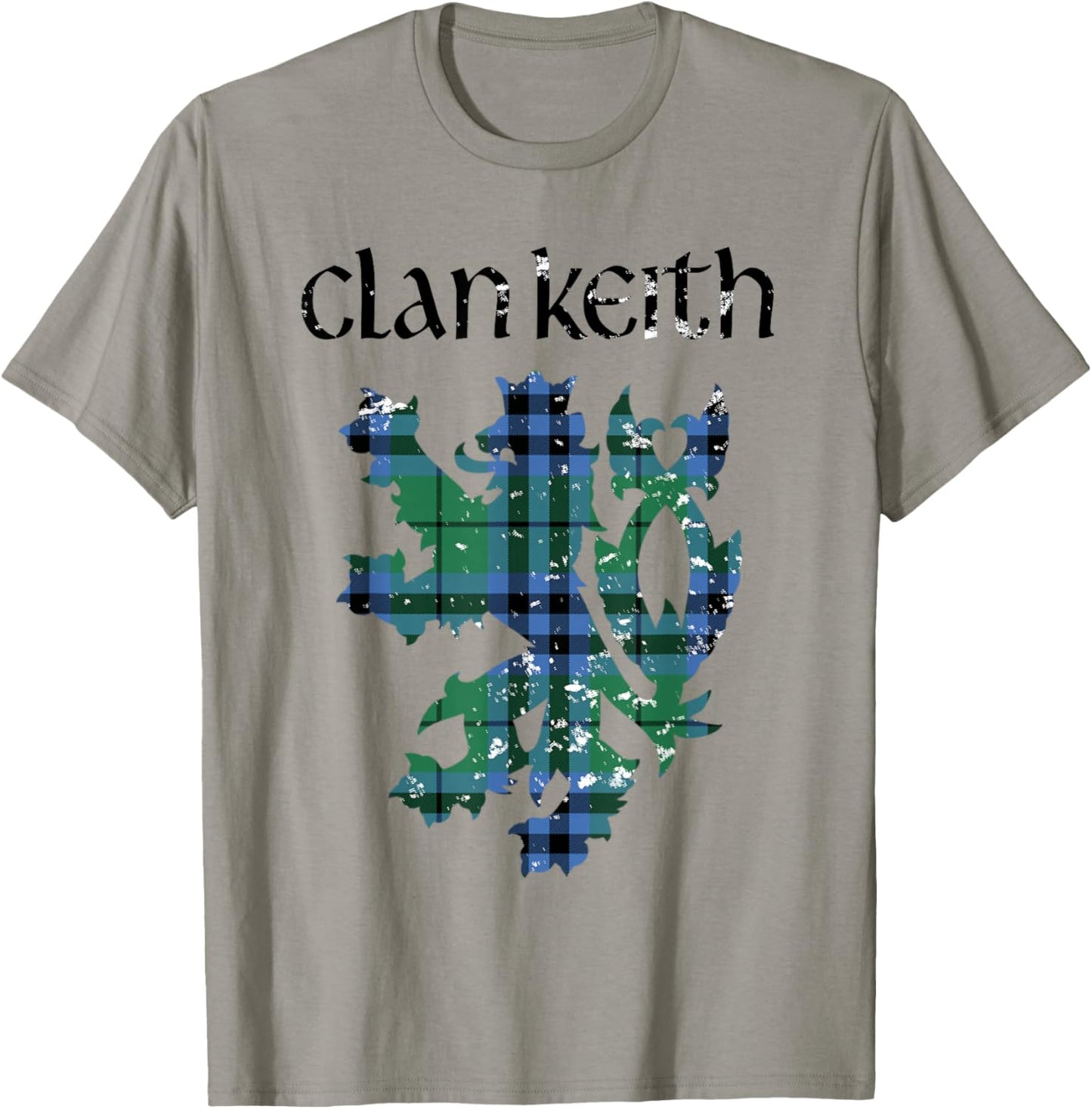 Clan Keith Tartan Scottish Family Name Scotland Pride T-Shirt - T-Shirt | Sand