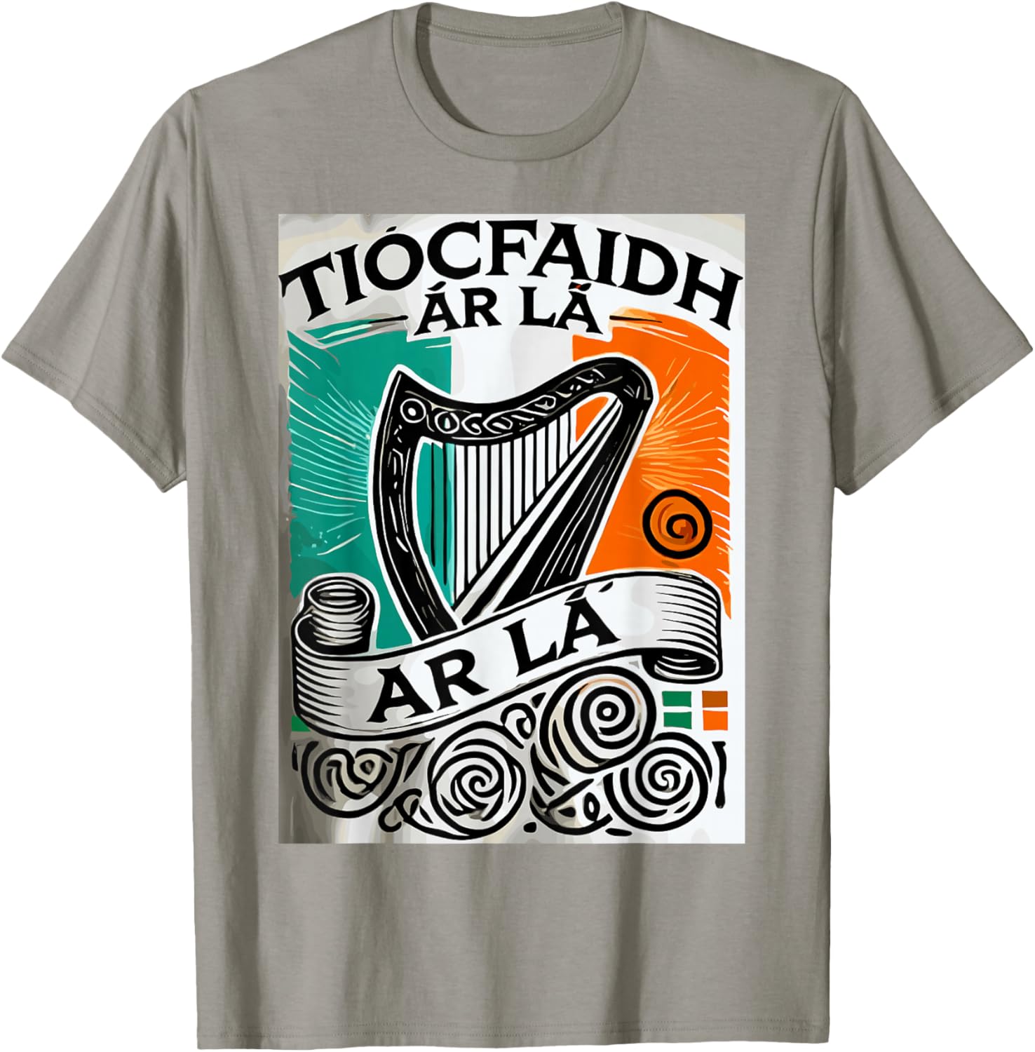 Tiocfaidh Ar La Vintage Ireland Irish Flag Irish Republican T-Shirt - T-Shirt | Sand