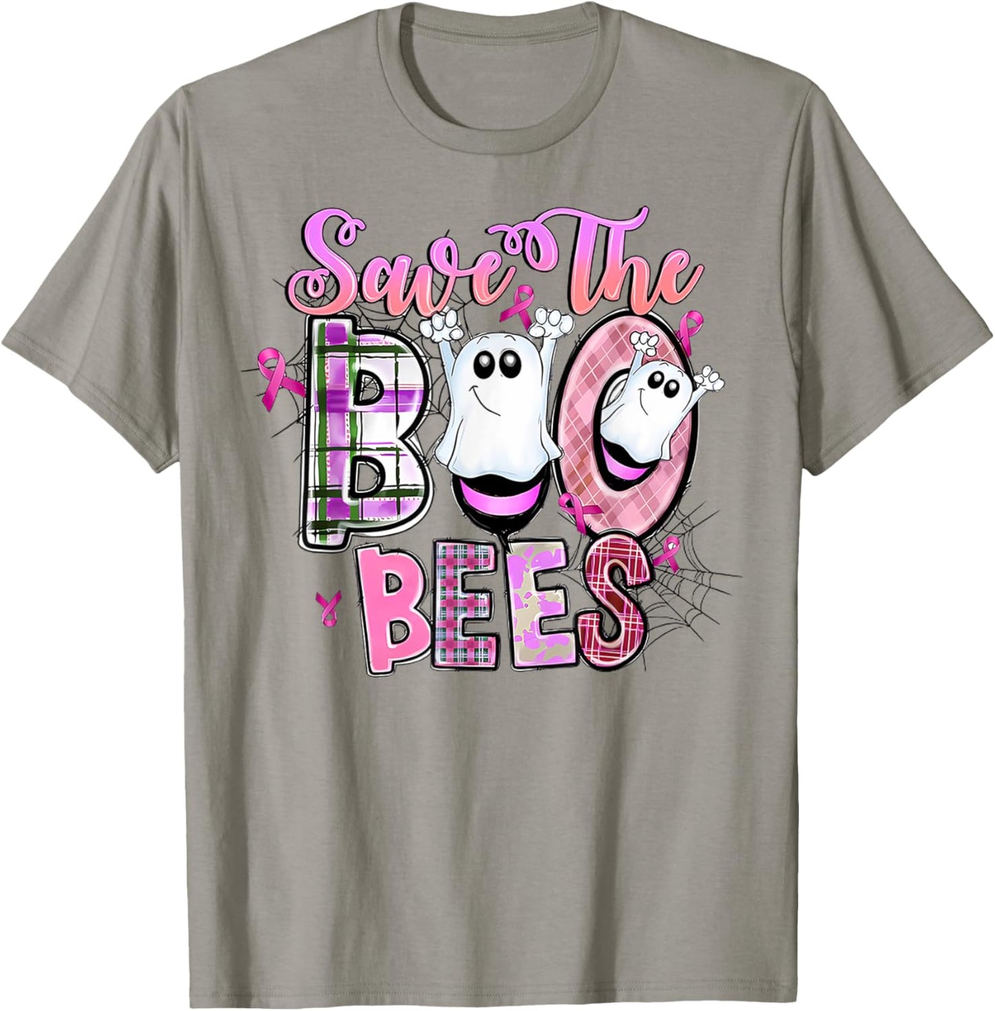 Save Your Boo Bees Shirts Funny Breast Cancer Halloween T-Shirt - T-Shirt | Sand