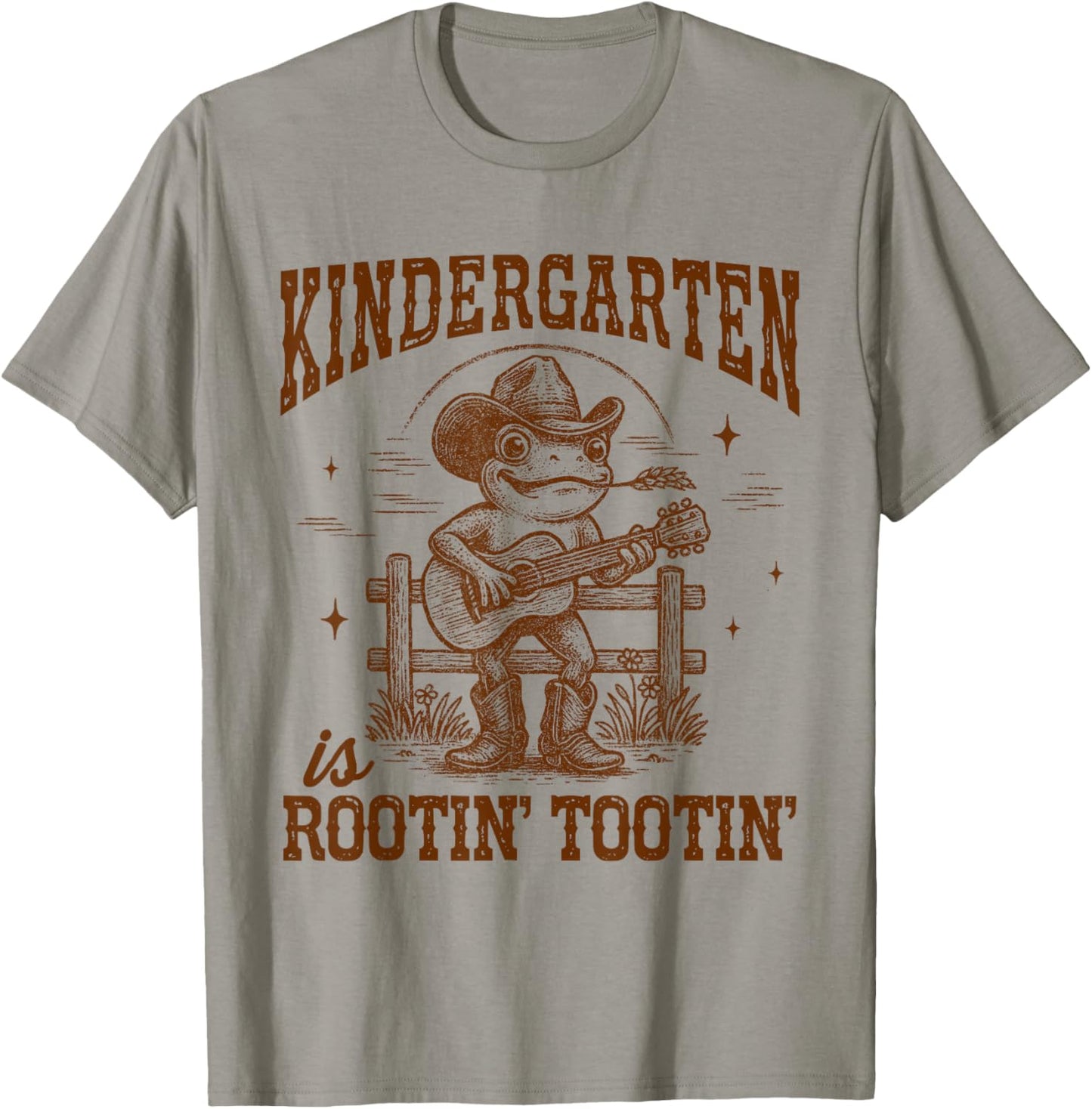 Kindergarten is Rootin' Tootin' Howdy Teacher Back to School T-Shirt - T-Shirt | Sand