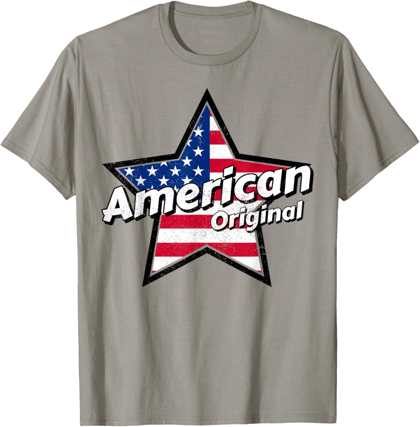 American Original Amerika Flagge Shirt | Stolze Damen Amerikanische T-Shirt - T-Shirt | Sand