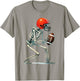 Skeleton Football Halloween Costume Funny Men Boys Kids T-Shirt - T-Shirt | Sand