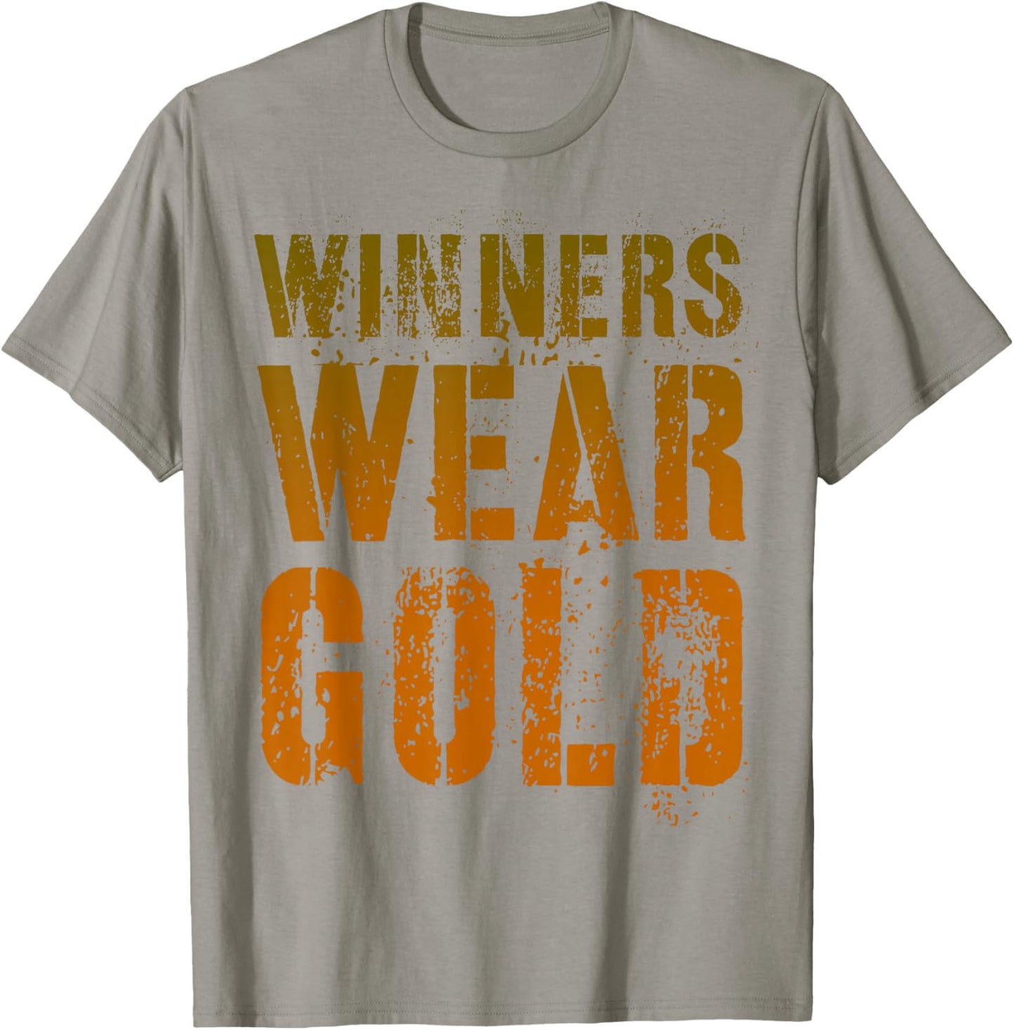 Vintage WINNERS WEAR GOLD Summer Camp Team Go War Game T-Shirt - T-Shirt | Sand
