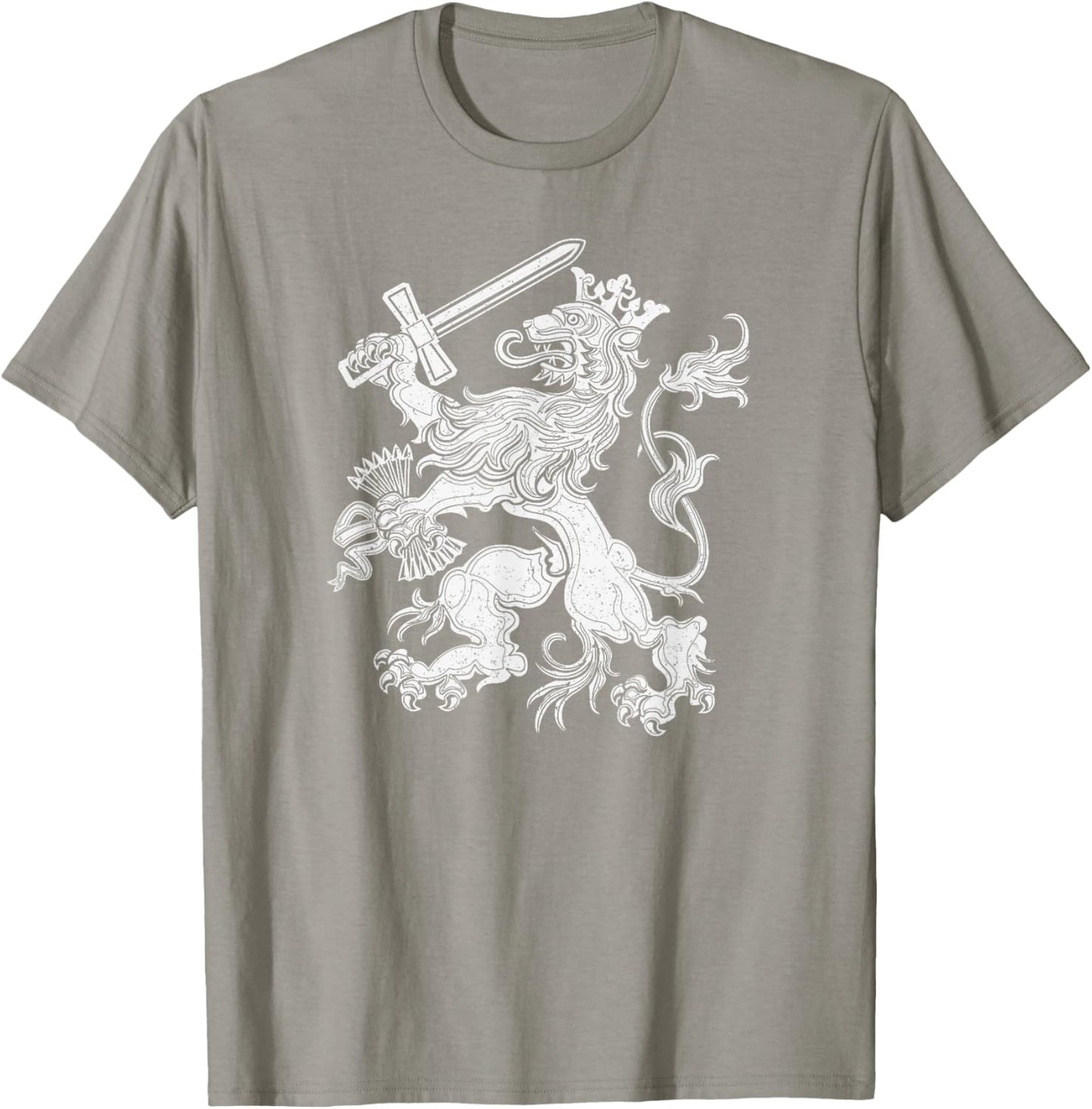 Dutch Lion of the Netherlands Nederland Holland Orange T-Shirt - T-Shirt | Sand