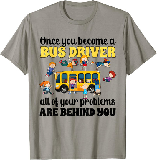 Funny Bus Driver School Bus Driver T-Shirt - T-Shirt | Sand