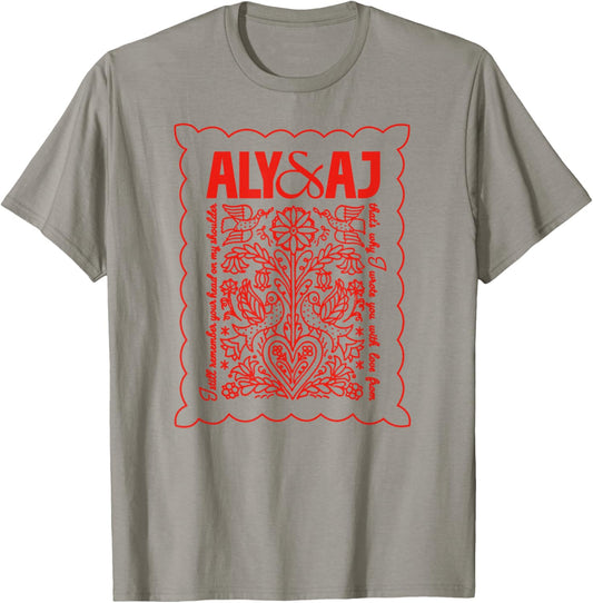 Aly & AJ with Love from Handkerchief T-Shirt - T-Shirt | Sand