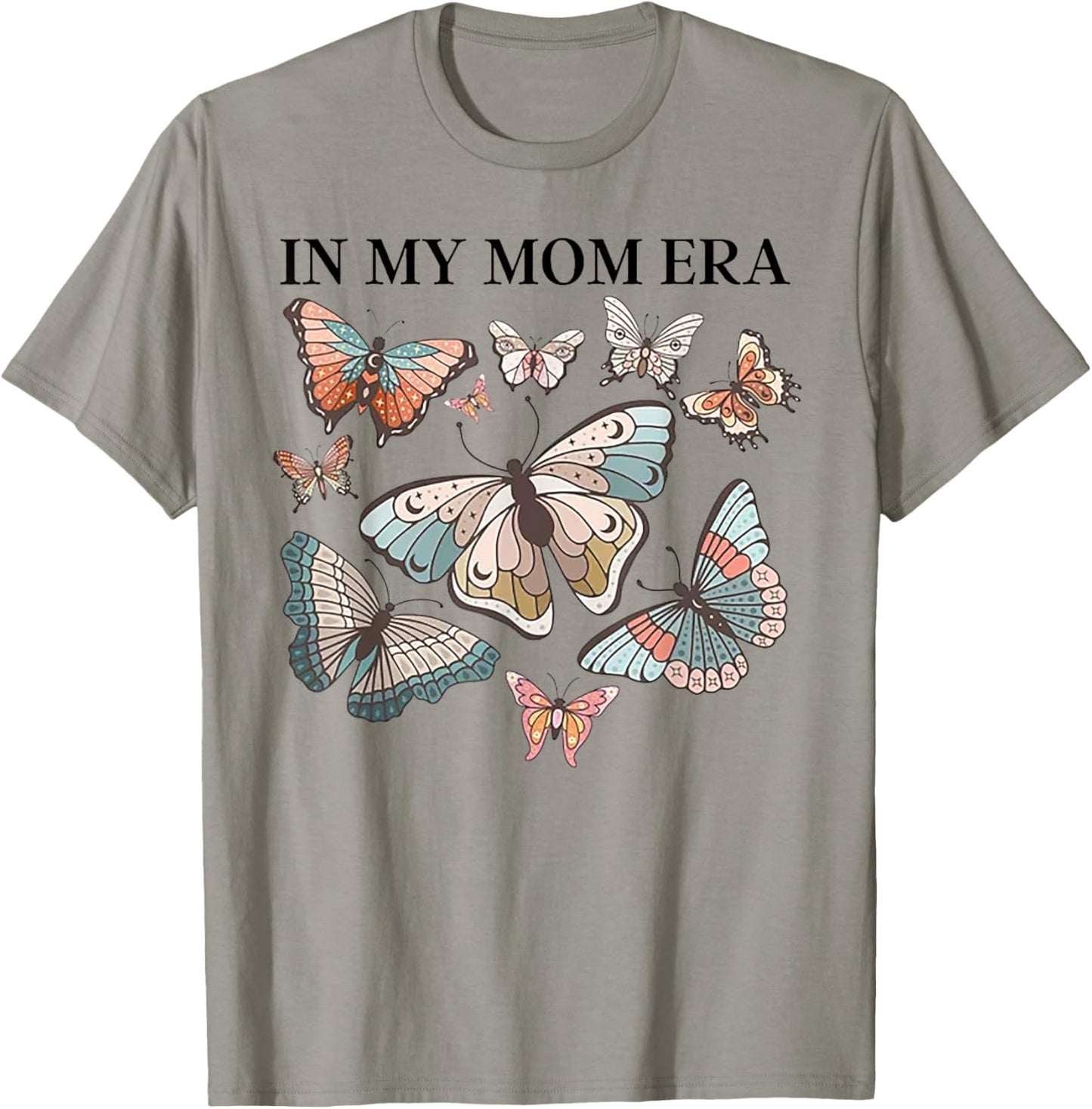 In My Mom Era Butterfly T-Shirt - T-Shirt | Sand