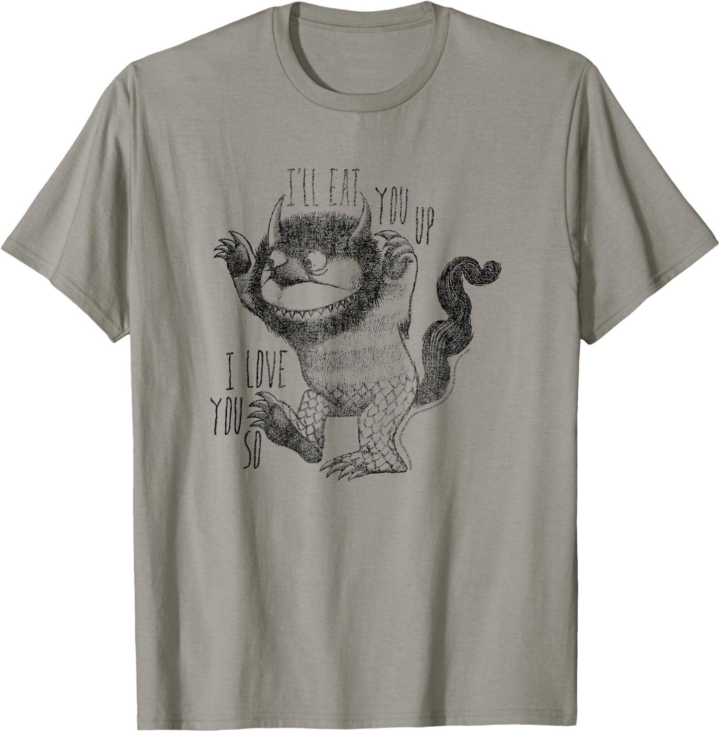 Where The Wild Things are I'll Eat You Up T-Shirt - T-Shirt | Sand