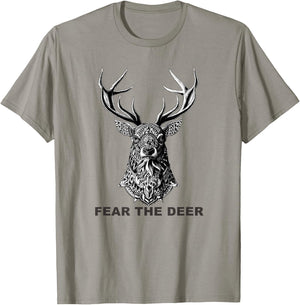 Fear The Deer Basketball T-Shirt - T-Shirt | Sand