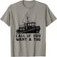Funny Tugboat , Want A Towboat Tug Boat Apparel T-Shirt - T-Shirt | Sand