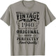 1940 Original Birth Year Vintage Made In 1940 T-Shirt - T-Shirt | Sand