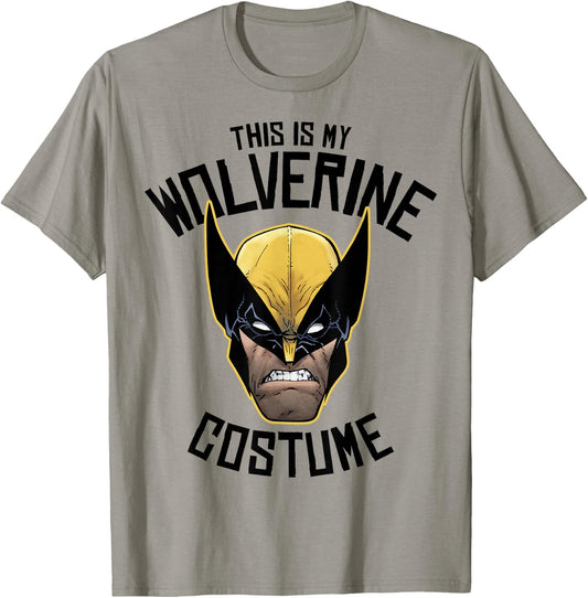Marvel This is My Wolverine Costume Halloween T-Shirt - T-Shirt | Sand
