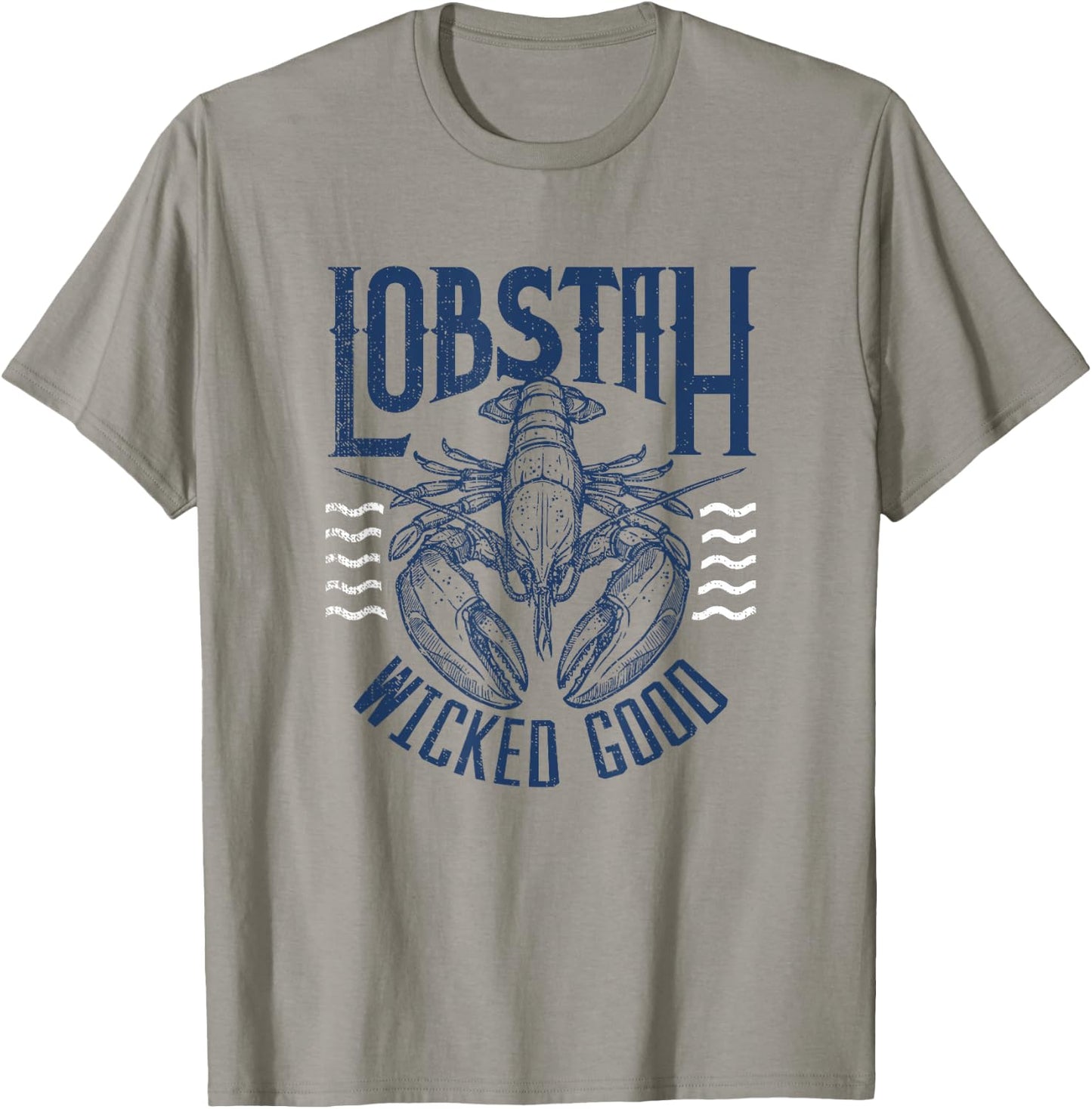 Wicked Good Lobstah Funny Maine Boston Cape Cod Lobster T-Shirt - T-Shirt | Sand
