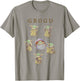 Star Wars: The Mandalorian Grogu Moods Of The Child Vintage T-Shirt - T-Shirt | Sand