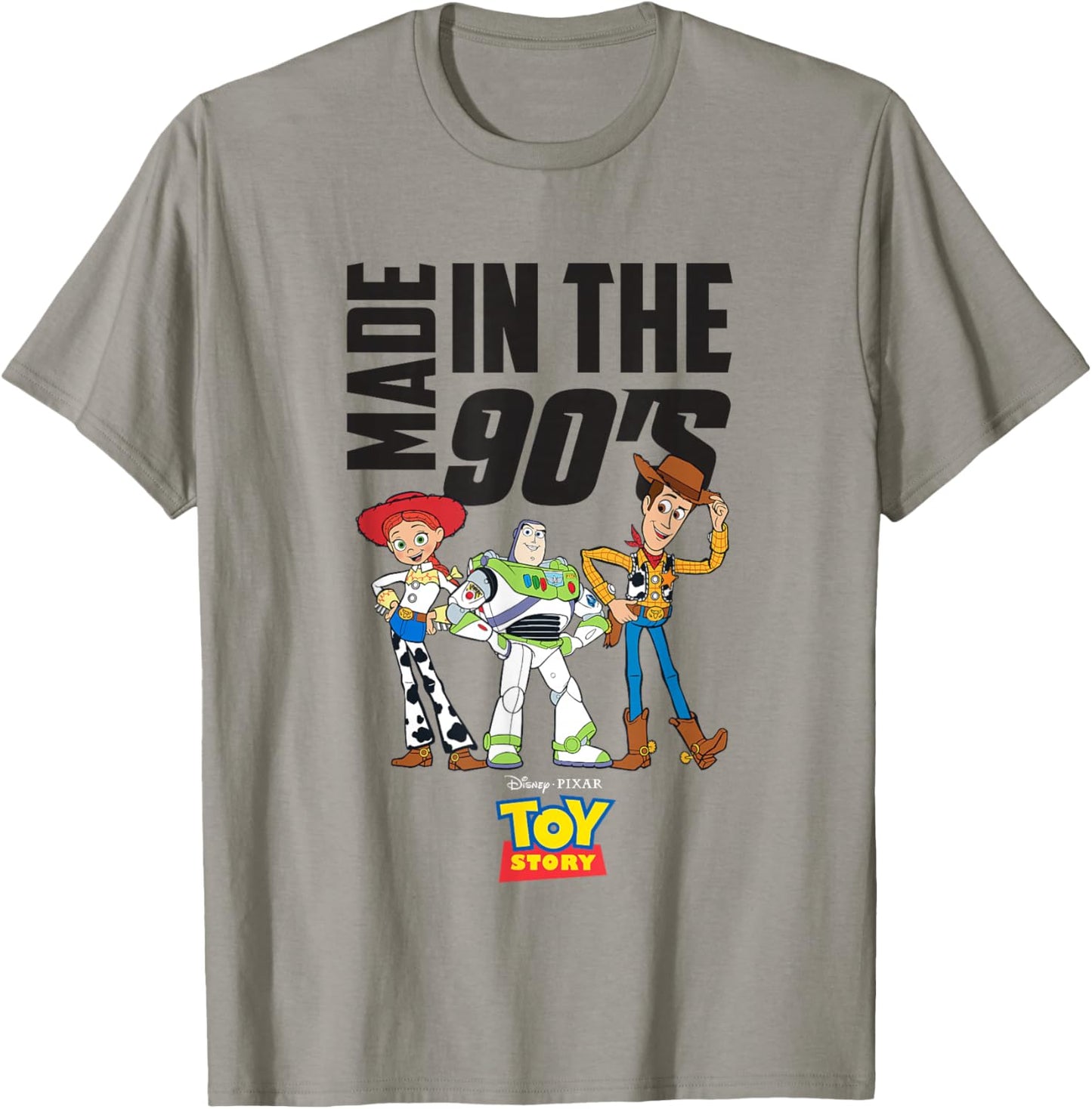 Disney Pixar Toy Story Made In The 90's Group Shot T-Shirt - T-Shirt | Sand