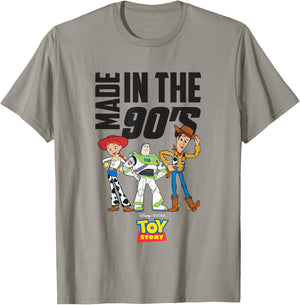 Disney Pixar Toy Story Made In The 90's Group Shot T-Shirt - T-Shirt | Sand