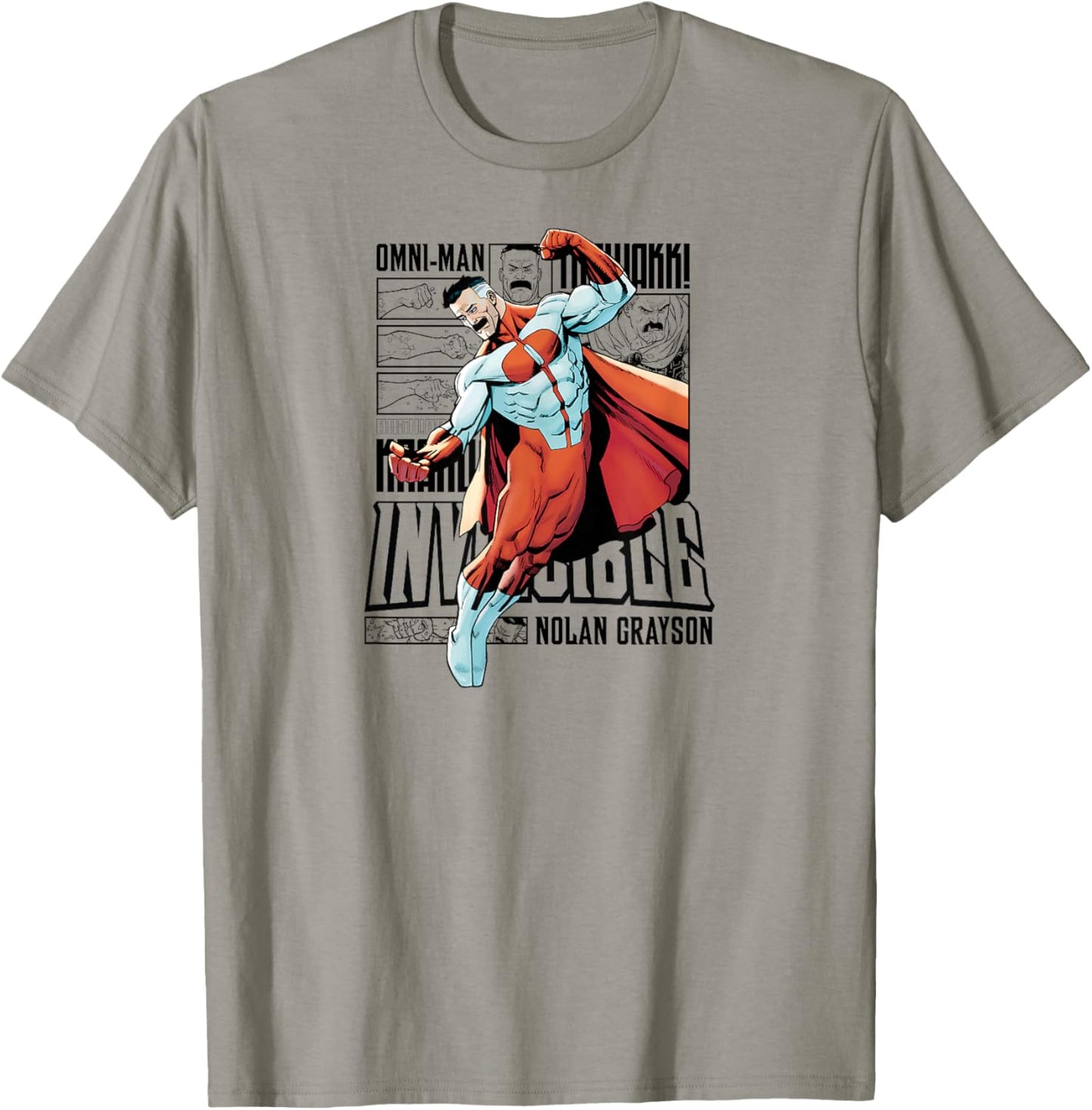 Invincible Omni-Man Collage T-Shirt - T-Shirt | Sand