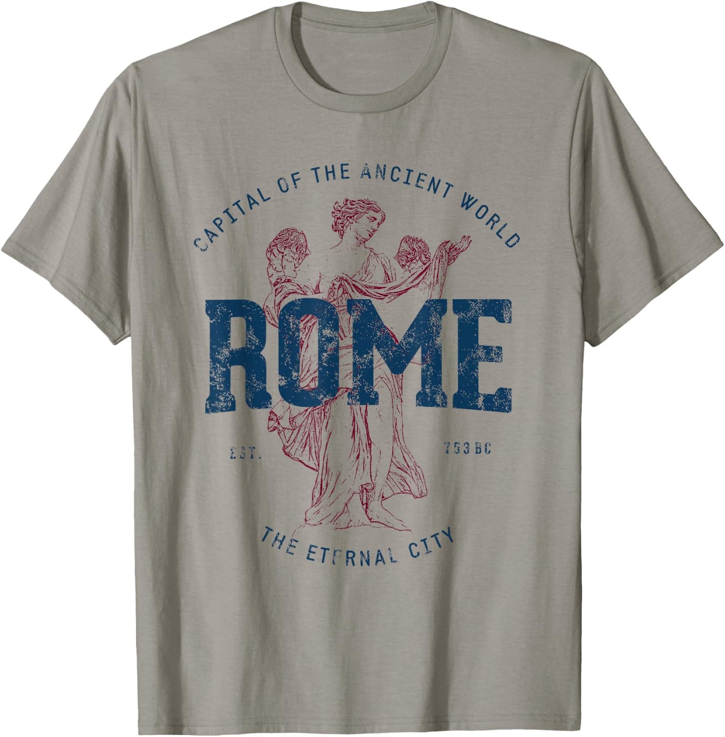 Vintage Italy Rome Retro T-Shirt - T-Shirt | Sand